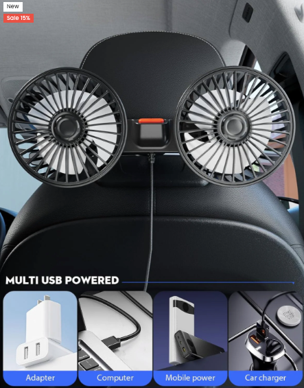 Experience Ultimate Comfort with Our Portable Car Fan – Now on Sale!